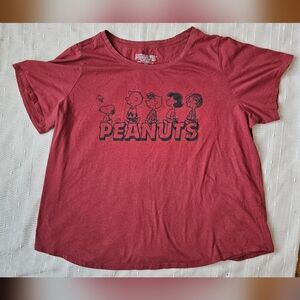 Womens Plus Size Peanuts Snoopy 1x